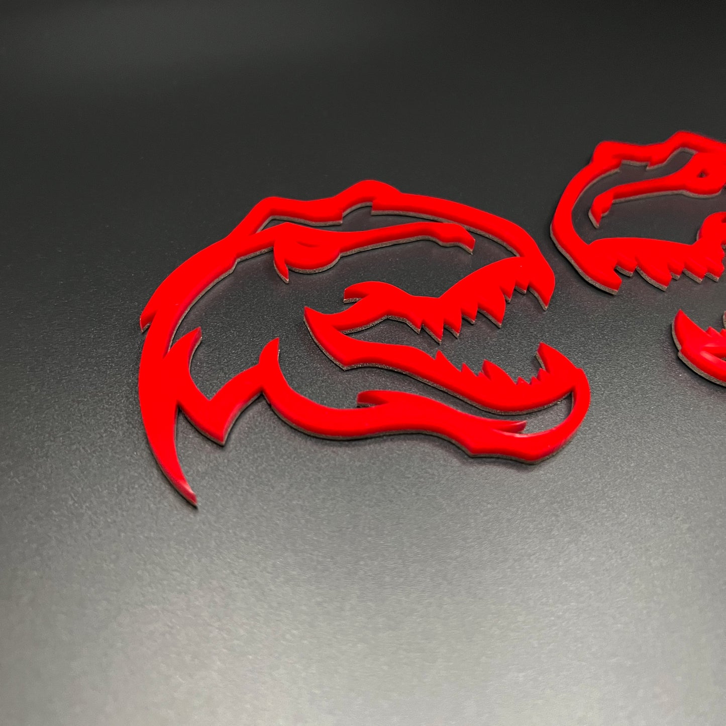 Custom T-REX Emblems for TRX Dodge Ram 1500 Fender badge Hellcat Style Trex Heads