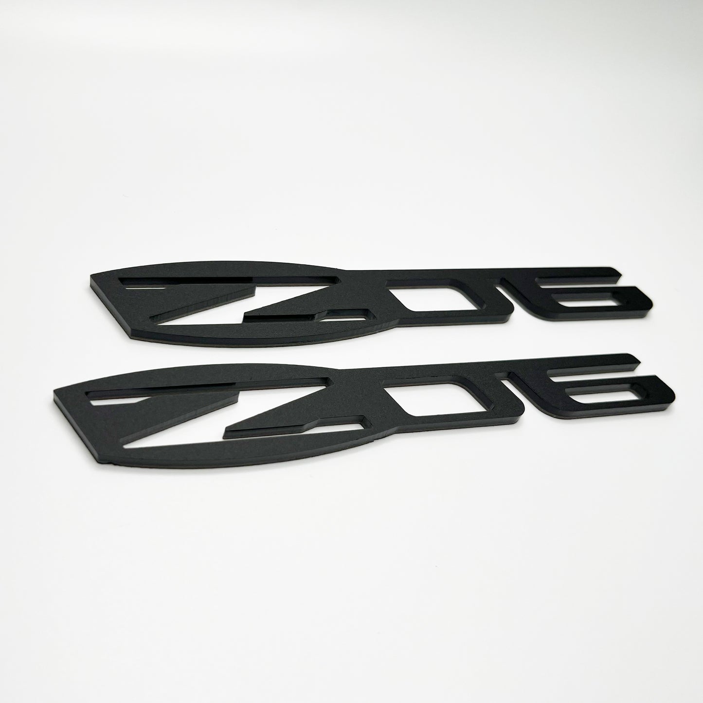 (2) Z06 Emblems fits Chevy Corvette Racing Vette Badges C6 C7 C8